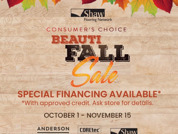 Shaw BeautiFall Sale 2023 Promo Image